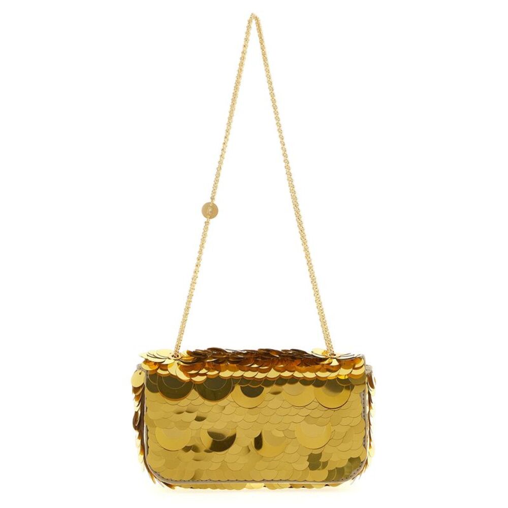 Paco Rabanne Gold Polyester Shoulder Women's Bag